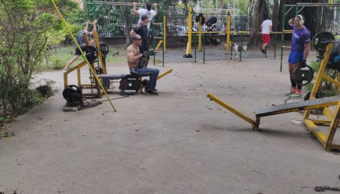 Medellins Outdoor Gyms