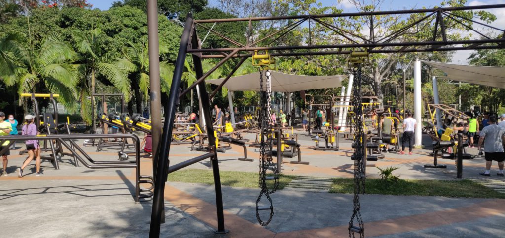 Medellins Outdoor Gyms