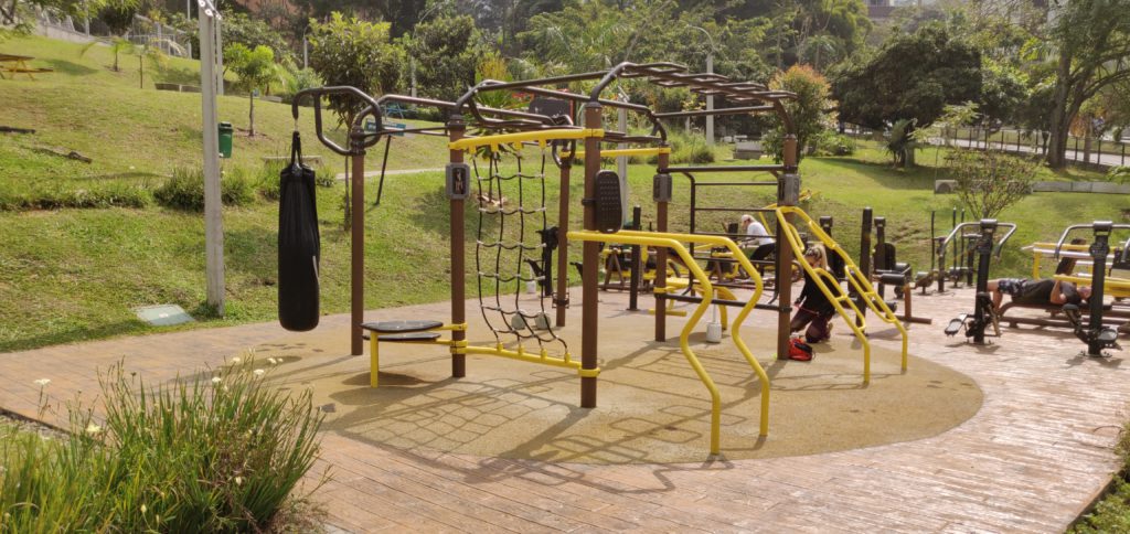 Medellins Outdoor Gyms