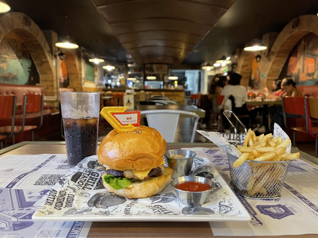 The Grill Station Burger

