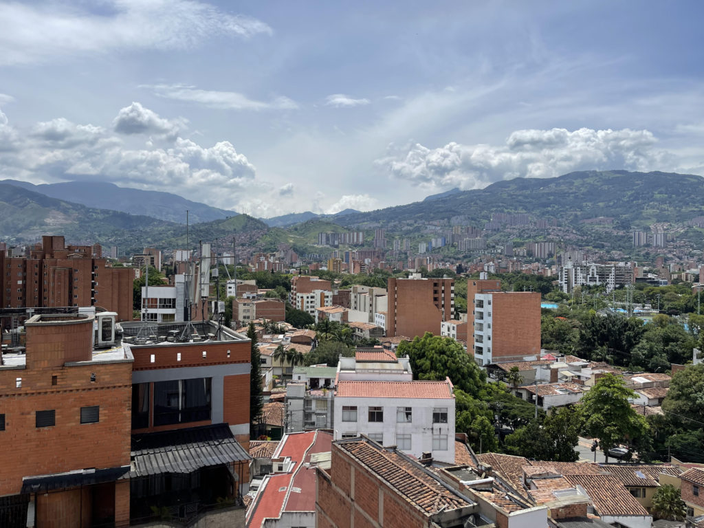 Arriving in Medellin