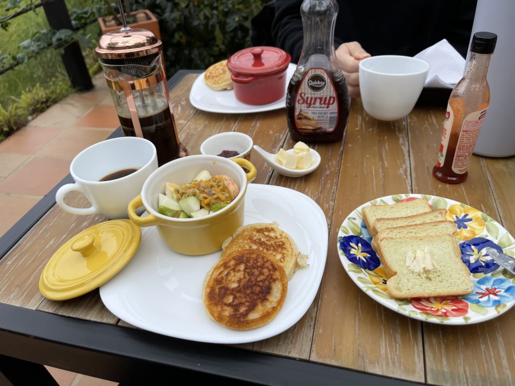 Complimentary Breakfast at Gulupa Ecolodge