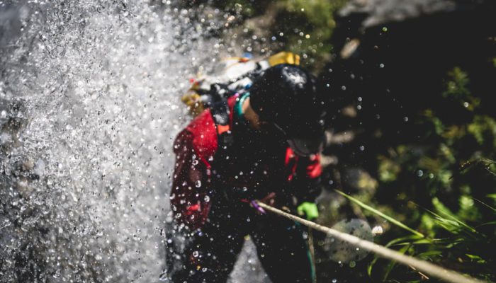 Canyoning at El Tagual in San Francisco, Antioquia