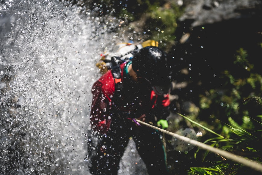 Canyoning at El Tagual in San Francisco, Antioquia
