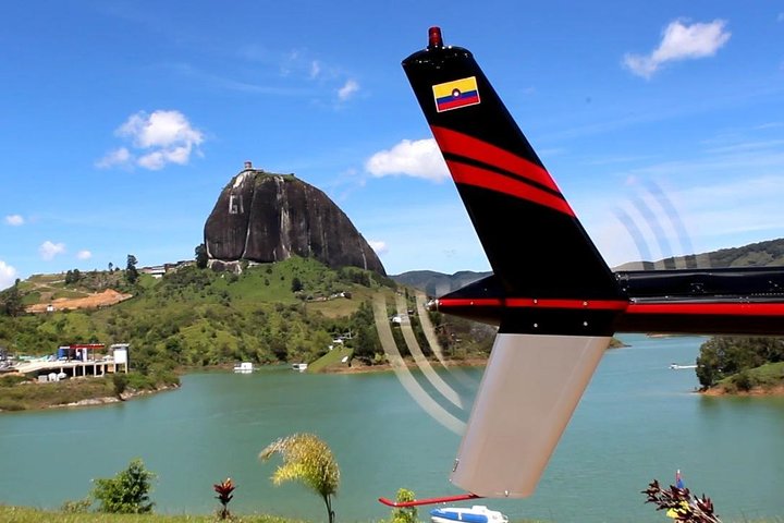 Views From Above: A Helicopter Flight Over Guatapé