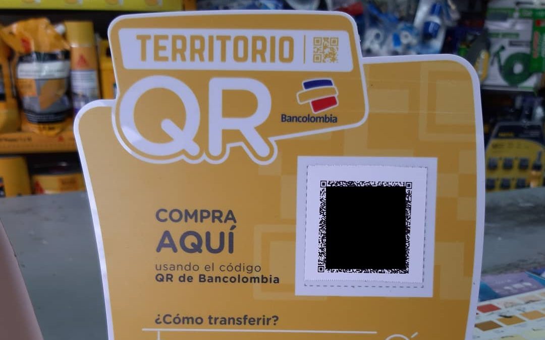QR card for accepting credit payments
